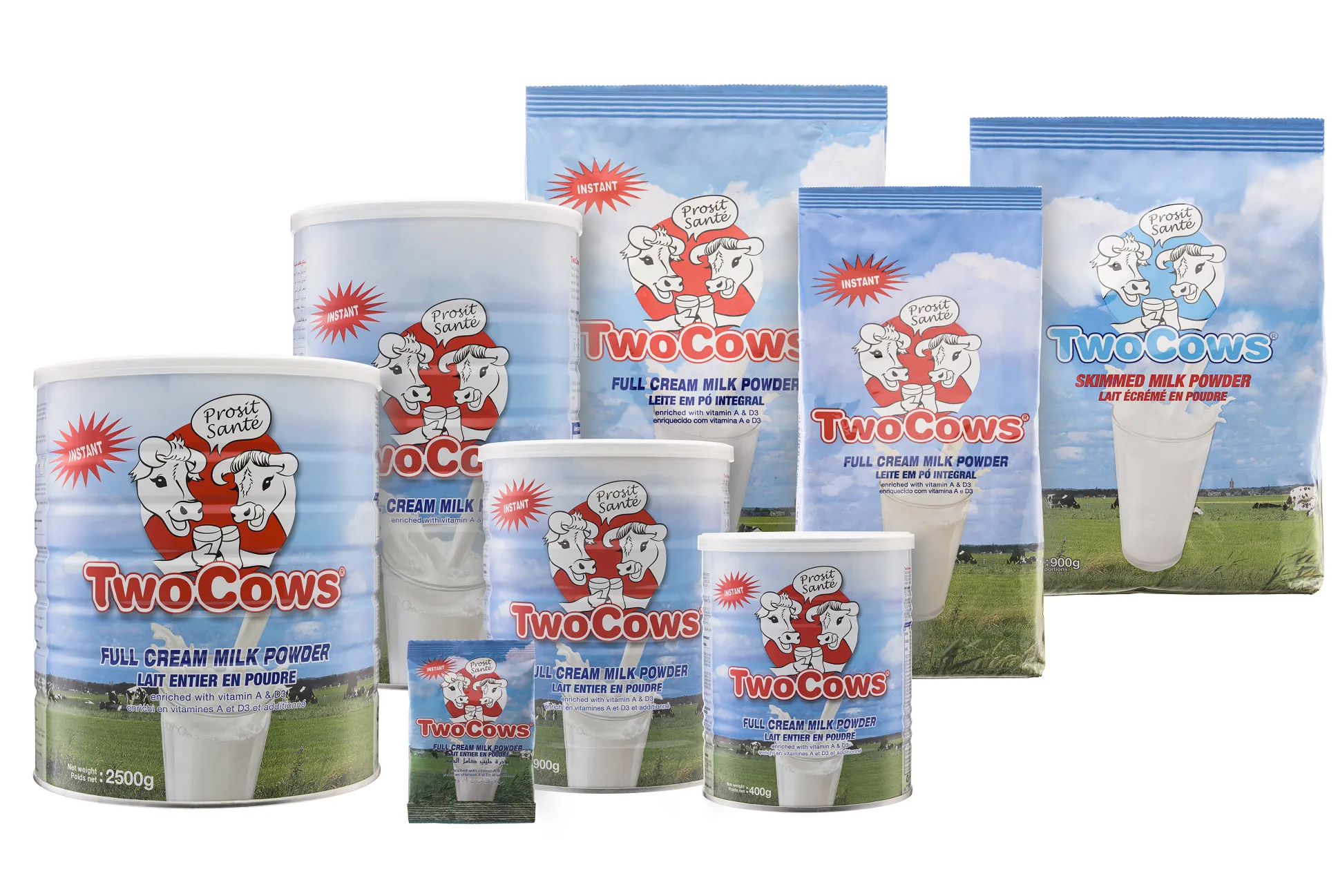 Lait en poudre TWO COWS 400g 