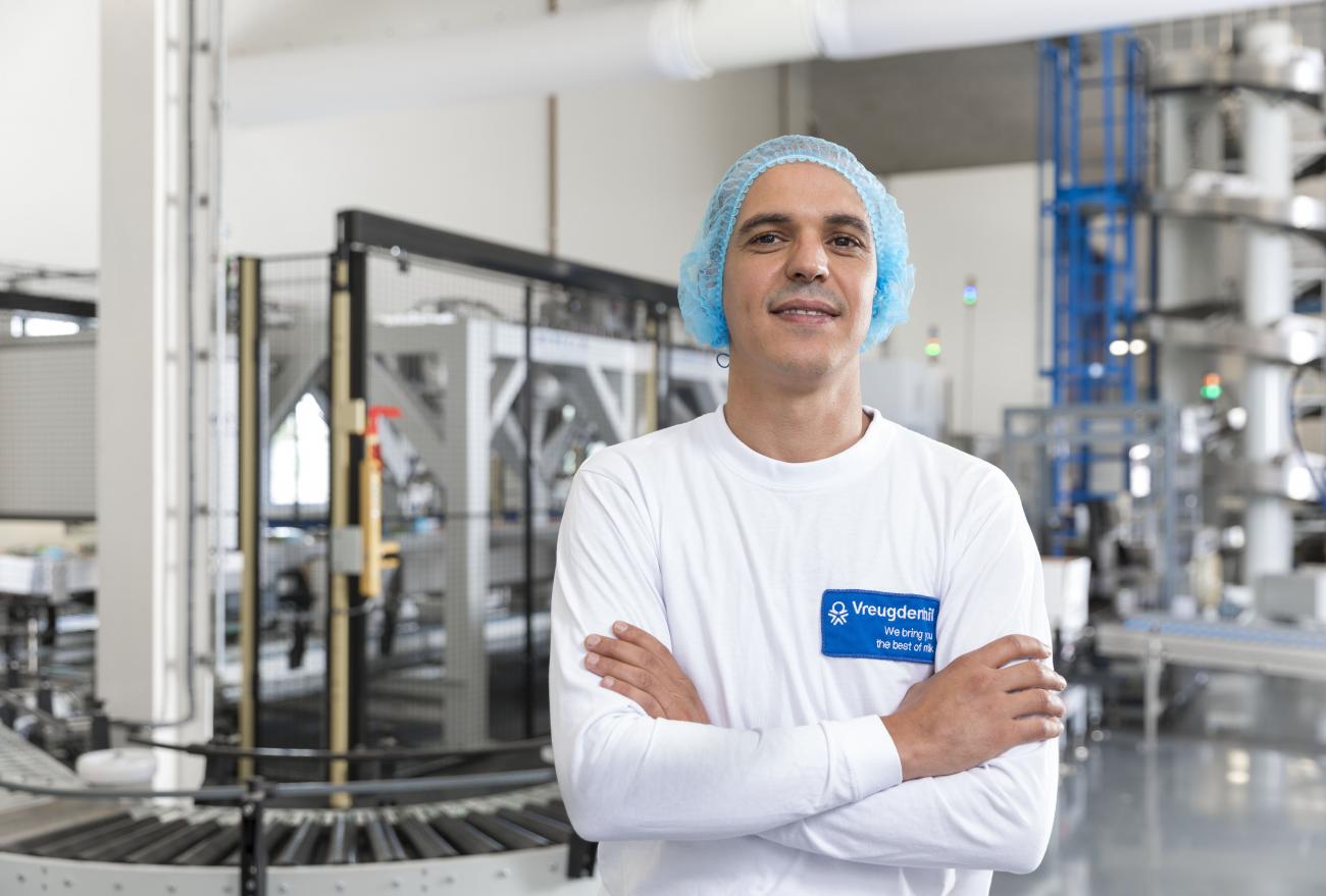 Werknemer in fabriek